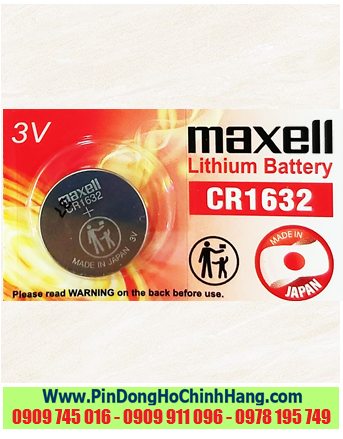 Pin Maxell CR1632, Pin CR1632